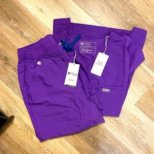 Mens purple fig scrubs